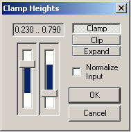 Settings Clamp Heights
